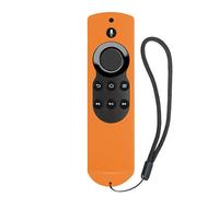 Orange Coque de télécommande en Silicone antidérapante, antichoc, pour Amazon Fire TV, avec télécommande vocale 4K Alexa (édition 2017) (2e génération) Nipseyteko