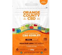 Orange County CBD Orange County Cubes, Mini Prendre Sac, 100 Mg , 6 Pcs, 25 G
