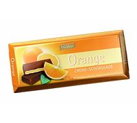 Orange Creme-Schokolade (chocolat végan sans lactose avec de l’orange) 100g