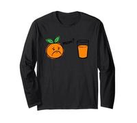 Orange Disant « Maman ? » au jus d'orange - Dire de la Nourriture Mignonne Manche Longue