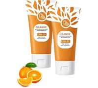 Orange Enzyme Exfoliating Gel,Gel Exfoliant Aux Enzymes D'Orange, GelS Peeling Bio Visage Et Corps, Exfoliant Visage Hydratant Nettoyant En Profondeur Pour Tous Types De Peau (2PC, 50g)