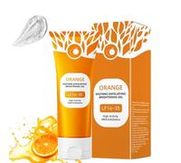 Orange Enzyme Exfoliating Gel, Gel Exfoliant Purifiant - Nettoyant Peeling Doux Pour Le Visage Et Le Corps, Gommage Peau éclatante Efficace à La Formule Orange Bubble(1pc)
