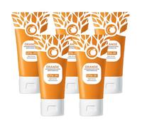 Orange Enzyme Exfoliating Gel, Natural Orange Peeling Gel for Face and Body, Moisturizing and Deep Cleansing for Skin, 50 g (5PC)