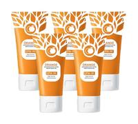 Orange Enzyme Exfoliating Gel,Orange Exfoliating Brightening Gel,Gentle Exfoliator For Face,Oranges Exfoliatings Whitening Gels,Skin Exfoliator For Body,Gentle Mud Exfoliatings Gels (5pc, 50ml)
