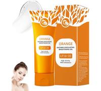 orange enzyme exfoliating gel,orange exfoliating moisturizing face body scrub gel,Gels exfoliant aux enzymes d'oranges,gels exfoliant bio pour le visage et le corpshydratant et moisturizing (1pc, 50g)