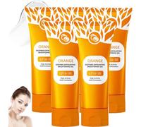 orange enzyme exfoliating gel,orange exfoliating moisturizing face body scrub gel,Gels exfoliant aux enzymes d'oranges,gels exfoliant bio pour le visage et le corpshydratant et moisturizing (5pc, 50g)
