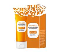 Orange Exfoliating Brightening Gel,100g Gentle Exfoliator For Face,Orange Exfoliating Whitening Gel,Skin Exfoliator For Body,Dead Skin Remover For Body,Skin Peeling For Body Body Exfoliating Scrub