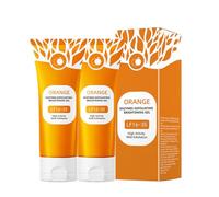 Orange Exfoliating Brightening Gel,Exfoliant Visage,Orange Exfoliant Corps,éxfoliant Hydratant Nettoyant En Profondeur Pour Tous Les Types De Peau (2PCS, One Size)