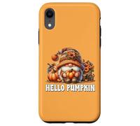 Orange Fall Must Haves for Women Hello Pumpkin GNOME Coque pour iPhone XR
