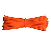 Orange Fluorescente Cordon élastique Rond - 3 mm de diamètre
