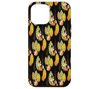 Orange Fox Autumn Trees Forest Black Night Hipster Lunettes Coque pour iPhone 12 Pro Max