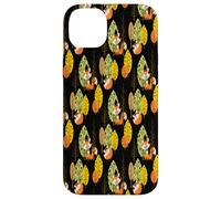 Orange Fox Autumn Trees Forest Black Night Hipster Lunettes Coque pour iPhone 14 Plus