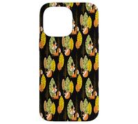 Orange Fox Autumn Trees Forest Black Night Hipster Lunettes Coque pour iPhone 14 Pro Max