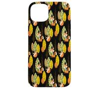Orange Fox Autumn Trees Forest Black Night Hipster Lunettes Coque pour iPhone 15 Plus