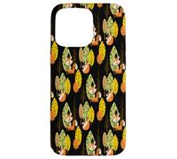 Orange Fox Autumn Trees Forest Black Night Hipster Lunettes Coque pour iPhone 15 Pro Max