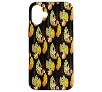 Orange Fox Autumn Trees Forest Black Night Hipster Lunettes Coque pour iPhone 16 Plus