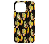 Orange Fox Autumn Trees Forest Black Night Hipster Lunettes Coque pour iPhone 16 Pro