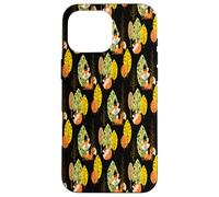 Orange Fox Autumn Trees Forest Black Night Hipster Lunettes Coque pour iPhone 16 Pro Max