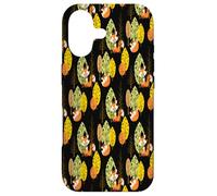 Orange Fox Autumn Trees Forest Black Night Hipster Lunettes Coque pour iPhone 17
