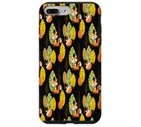 Orange Fox Autumn Trees Forest Black Night Hipster Lunettes Coque pour iPhone 7 Plus/8 Plus
