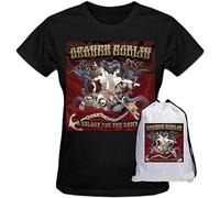 Orange Goblin A Eulogy for The Damned Pure Cotton Graphic T Shirts for Men Crew Neck Black XL
