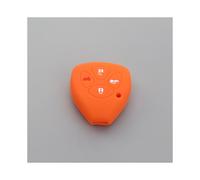 (Orange) Housse de protection pour clé de voiture pour Toyota Corolla Hilux Vitz Rav4 Aqua Camry Highlander Land