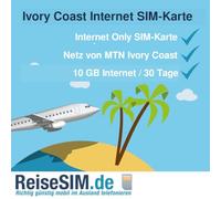 Orange Ivory Coast Carte SIM Internet Côte d'Ivoire 10 Go Volume de données 30 jours d'autonomie