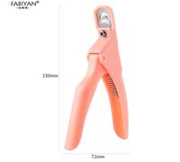 Orange Légère 01 - Tondeuse À Bord Rond Pour Faux Ongles, Ciseaux, Coupe Doigt, Outil De Manucure, Plastique En Art, Conseils,