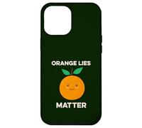 Orange Lies Matter No Liars Inside Joke Patriot America USA Coque pour iPhone 12 Pro Max