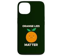 Orange Lies Matter No Liars Inside Joke Patriot America USA Coque pour iPhone 13
