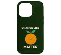 Orange Lies Matter No Liars Inside Joke Patriot America USA Coque pour iPhone 13 Pro