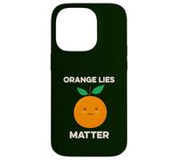 Orange Lies Matter No Liars Inside Joke Patriot America USA Coque pour iPhone 14 Pro