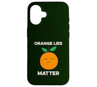 Orange Lies Matter No Liars Inside Joke Patriot America USA Coque pour iPhone 16