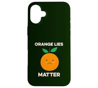 Orange Lies Matter No Liars Inside Joke Patriot America USA Coque pour iPhone 16 Plus