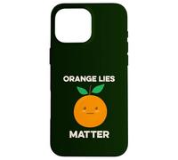 Orange Lies Matter No Liars Inside Joke Patriot America USA Coque pour iPhone 16 Pro Max