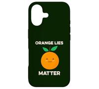 Orange Lies Matter No Liars Inside Joke Patriot America USA Coque pour iPhone 17
