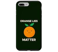 Orange Lies Matter No Liars Inside Joke Patriot America USA Coque pour iPhone 7 Plus/8 Plus