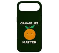 Orange Lies Matter No Liars Inside Joke Patriot America USA Coque pour iPhone Air