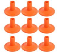 Orange Manchons de Cymbales en Plastique 10 Pièces | Accessoires pour Batterie, Remplacement Rapide sur Boom Stands et Cymbal Posts, Surface Lisse