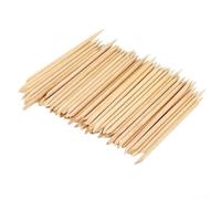 Orange Manucure Pédicure Double Face Orange Manucure Pédicure(50Pcs) | pour bois d'oranger massif, non abrasif, prÃ©vient blessures ongles, idÃ©al ongles naturels, stÃ©rilisable