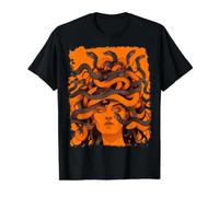 Orange méduse T-Shirt Graphique avec Valeur, Homme, Noir, S
