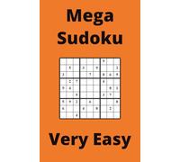 Orange Mega Sudoku Book, 9x9 Puzzles, 100 Pages, 5x8, Very Easy