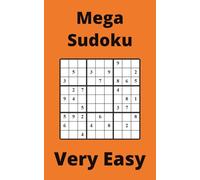 Orange Mega Sudoku Book, 9x9 Puzzles, 50 Pages, 5x8, Very Easy