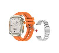 (Orange) Montre connectée Z85 Max pour adulte, appels Bluetooth, île de Lingdong, suivi de la fréquence