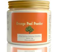 Orange Peel Powder Face Pack | Citrus Aurantium - for Tan Removal, Oil Control, Glowing Skin, Scars Removal, Boosten Collagen, Vitamin C- 120Gm