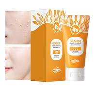 Orange Peeling Gel - Body Scrub, Shea Sugar Scrub With Essential Oils, Moisturizing Shower Skin Exfoliant, Lightweight Face Deep Cleansing Products For Women Men