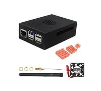 Orange Pi 5 Pro Boîtier en Métal Ventilateur de Refroidissement de Cuivre Dissipateur de Chaleur Actif et Passif Cas de Refroidissement
