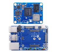 Orange Pi Module de calcul 4 avec 1 Go de RAM 8 Go eMMc Carte mère Support Écran HD 4K RKNN NPU AI Accélérateur intégré (carte mère 4G32G + carte de base)