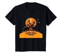 Orange pour l'unité : Inspirer la communauté T-Shirt, Enfant, Noir, 12 Ans