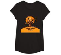 Orange pour l'unité : Inspirer la communauté T-Shirt, Fille, Noir, XS